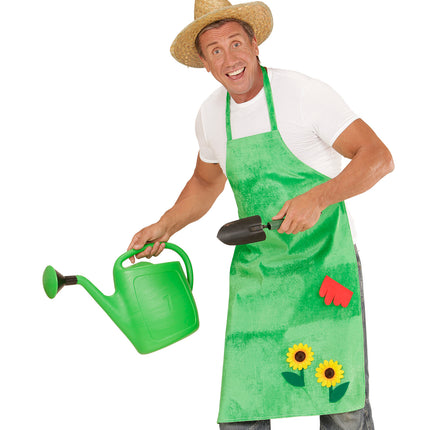 Widmann SRL Schort tuinman met bloemen groen