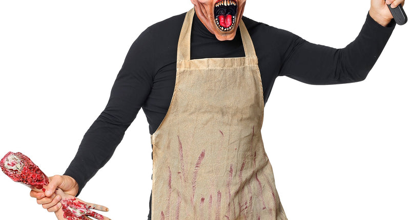 Widmann SRL Schort zombie slager met masker