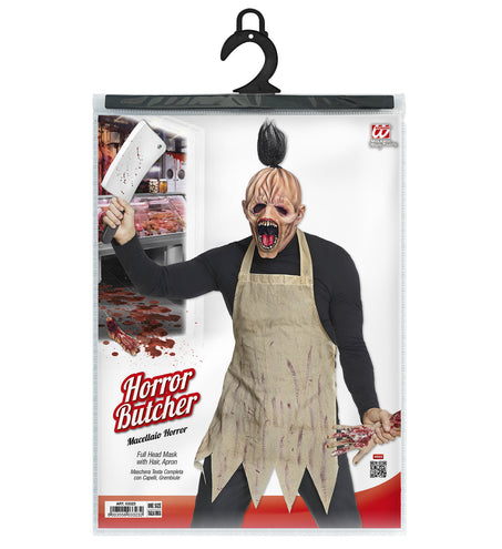 Widmann SRL Schort zombie slager met masker