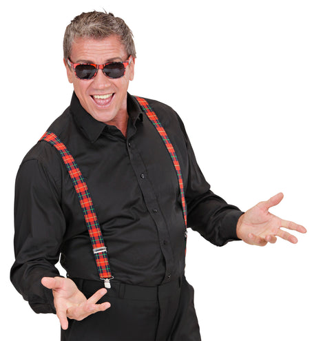 Widmann SRL Schotse bril met ruitjes