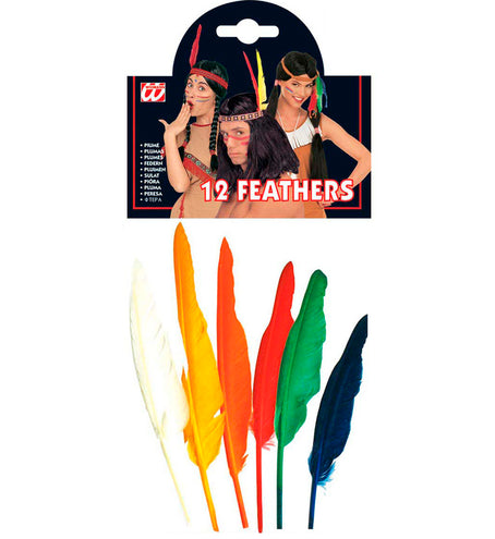 Widmann SRL Set Met 12 Indianenveren