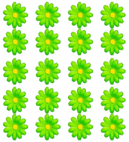 Widmann SRL Set van 20 decoratieve groene bloemen Niels