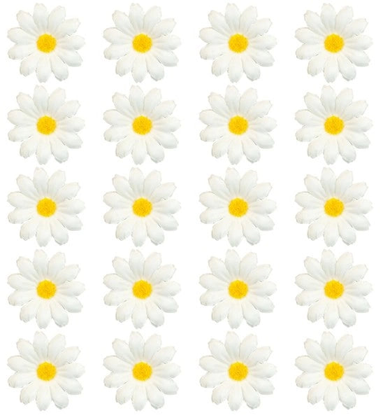 Widmann SRL Set van 20 decoratieve madeliefje Teun