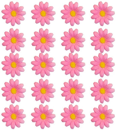 Widmann SRL Set van 20 decoratieve roze bloemen Roos