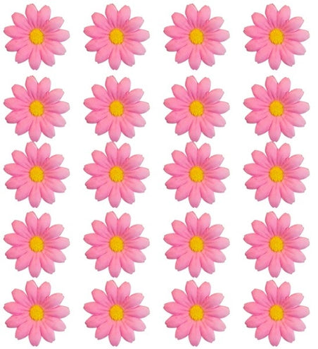 Widmann SRL Set van 20 decoratieve roze bloemen Roos