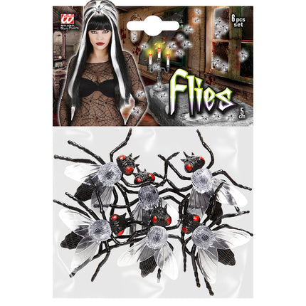 Widmann SRL Set van 6 vliegen 5,5cm