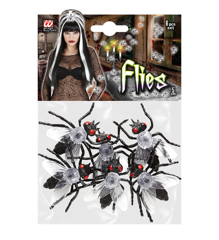 Widmann SRL Set van 6 vliegen 5,5cm