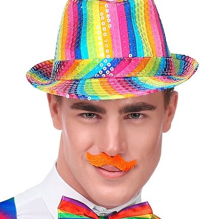 Widmann SRL Set vijf gekleurde snorren