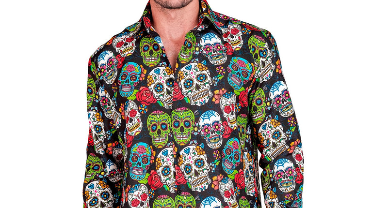 Widmann SRL Shirt day of the dead Skully