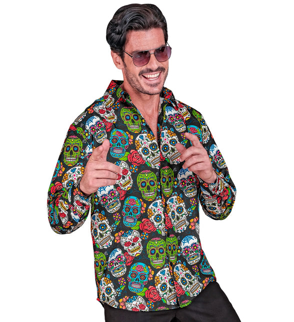 Widmann SRL Shirt day of the dead Skully