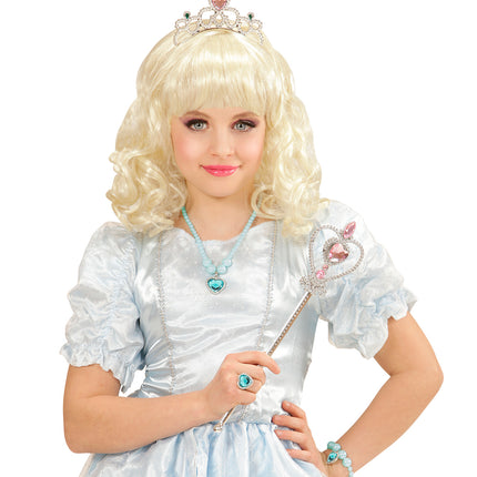 Widmann SRL Sieraden set kinderen azuur blauw