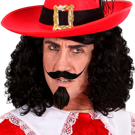 Widmann SRL Sik en snor musketier opplakbaar