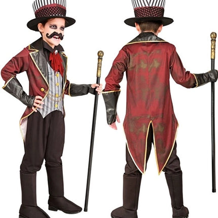 Widmann SRL Sinistere circusdirecteur kostuum Gijs