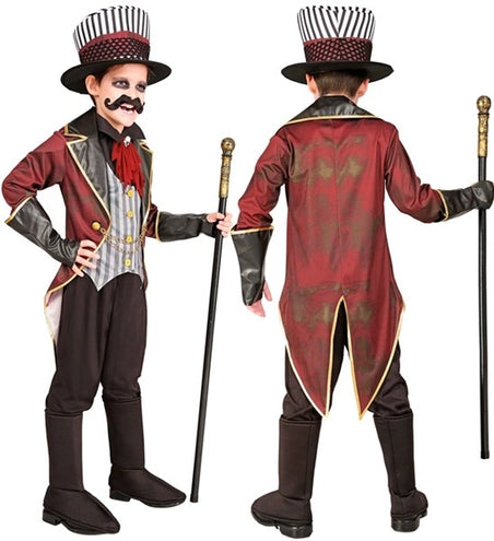 Widmann SRL Sinistere circusdirecteur kostuum Gijs