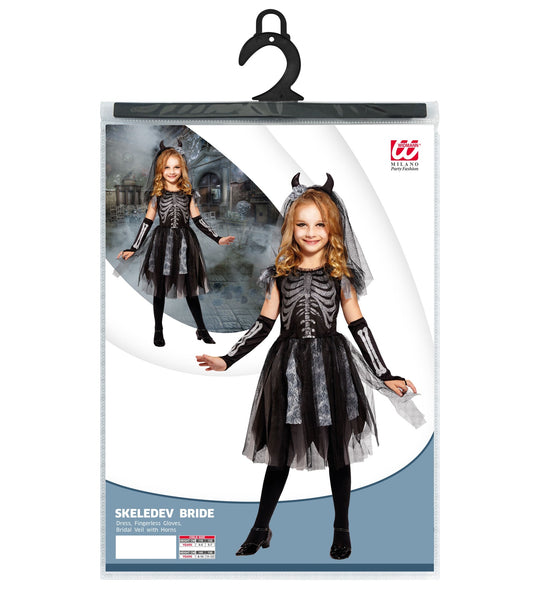 Widmann SRL Skelet Bruid jurkje kinderen