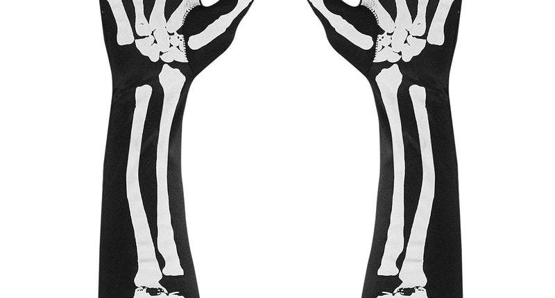 Widmann SRL Skelet handschoenen extra lang 50cm