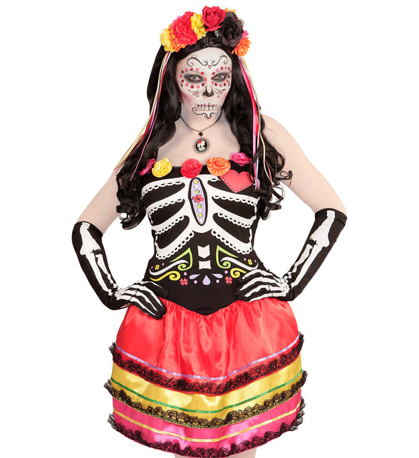 Widmann SRL Skelet handschoenen extra lang 50cm