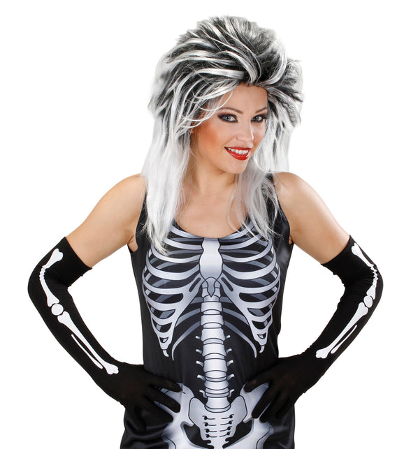 Widmann SRL Skelet handschoenen met botten lang