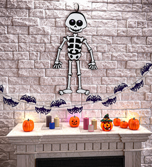 Widmann SRL Skelet hangdecoratie 53cm