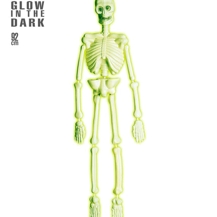 Widmann SRL Skelet hangend glow in the dark