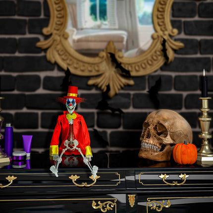 Widmann SRL Skelet horror clown 40cm
