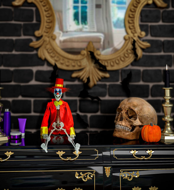 Widmann SRL Skelet horror clown 40cm