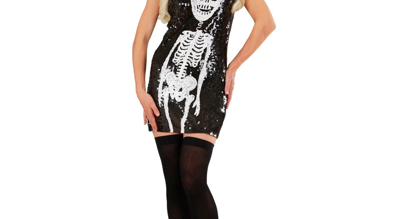 Widmann SRL Skelet jurk Britt met pailletten