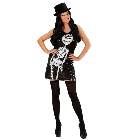 Widmann SRL Skelet jurk Britt met pailletten