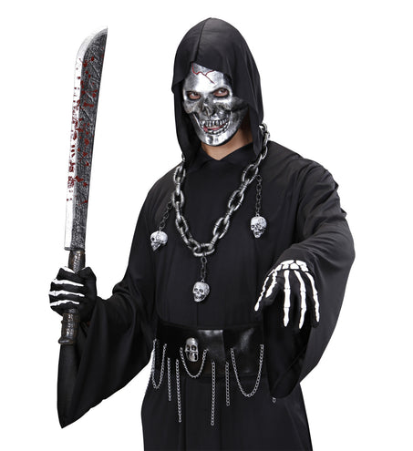 Widmann SRL Skelet ketting met 3 schedels