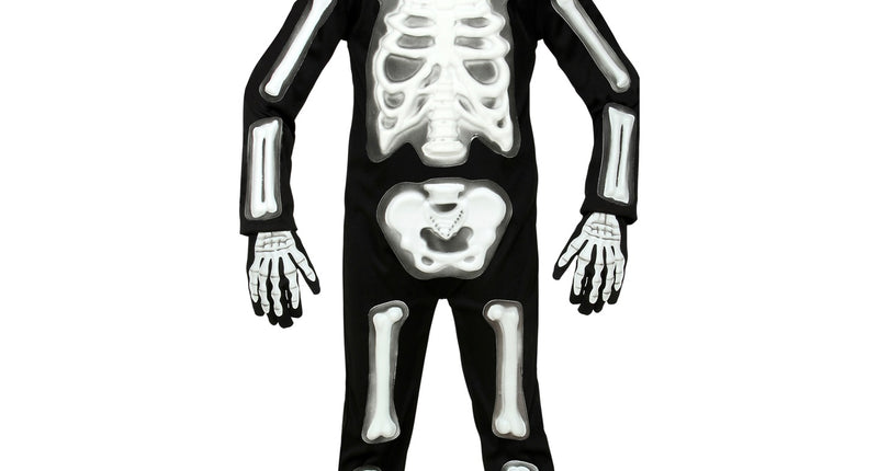 Widmann SRL Skelet pak 3D wit kinderen