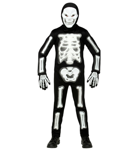 Widmann SRL Skelet pak 3D wit kinderen