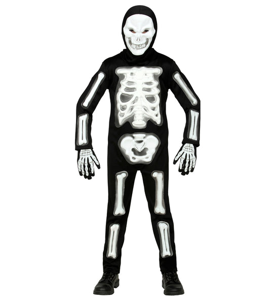 Widmann SRL Skelet pak 3D wit kinderen