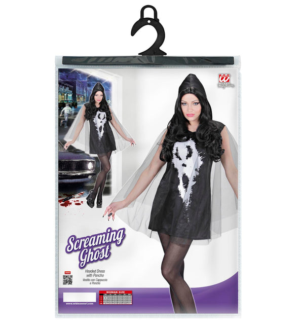 Widmann SRL Skelet pak schreeuwende geest dames