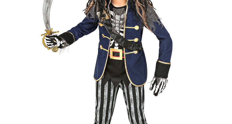 Widmann SRL Skelet piraten pak kinderen