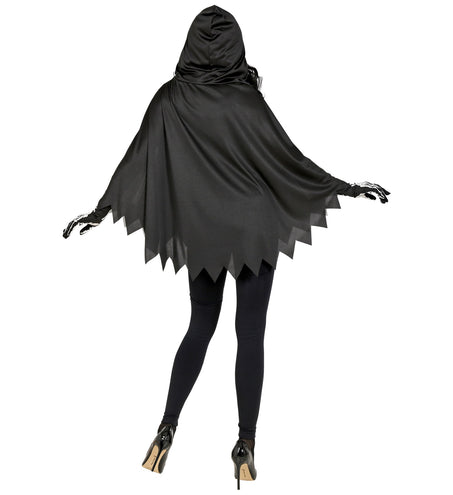 Widmann SRL Skelet poncho halloween volwassenen