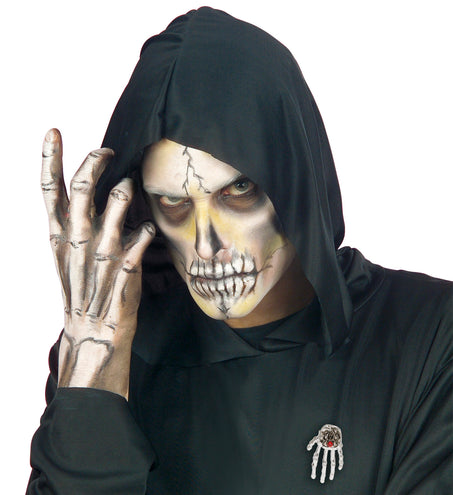 Widmann SRL Skelethand broche sieraden met robijn