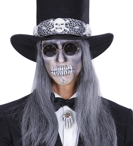 Widmann SRL Skelethand broche sieraden met robijn