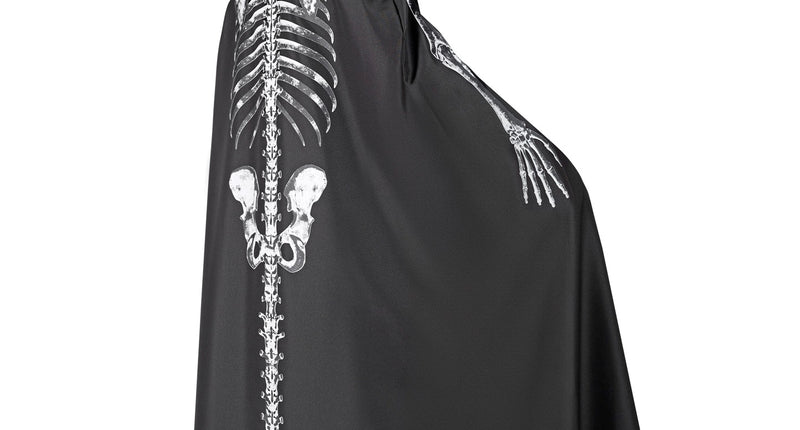 Widmann SRL Skeleton cape met capuchon