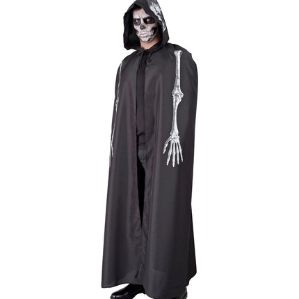 Widmann SRL Skeleton cape met capuchon
