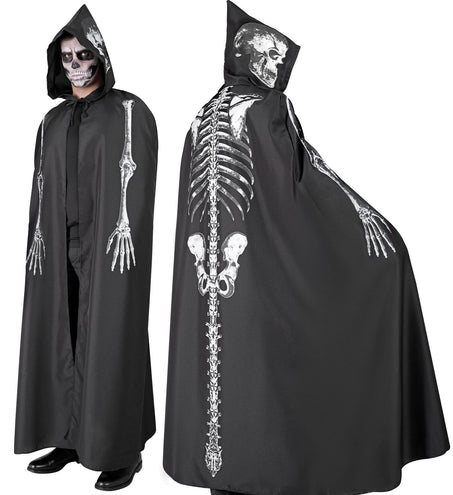 Widmann SRL Skeleton cape met capuchon