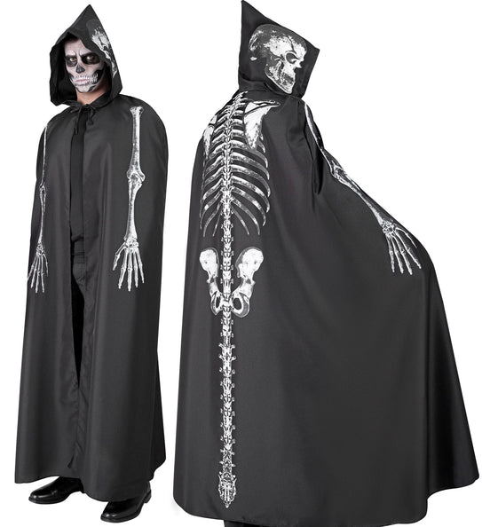 Widmann SRL Skeleton cape met capuchon