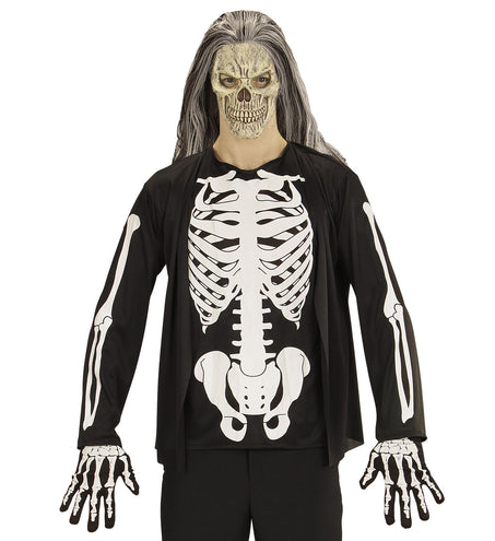 Widmann SRL Skeleton shirt voor Halloween