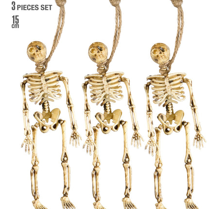 Widmann SRL Skeletten decoratie met touw