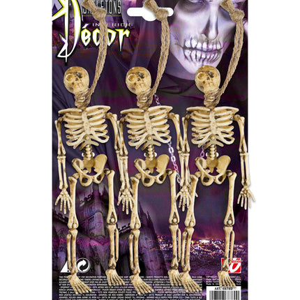 Widmann SRL Skeletten decoratie met touw