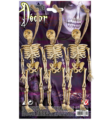 Widmann SRL Skeletten decoratie met touw