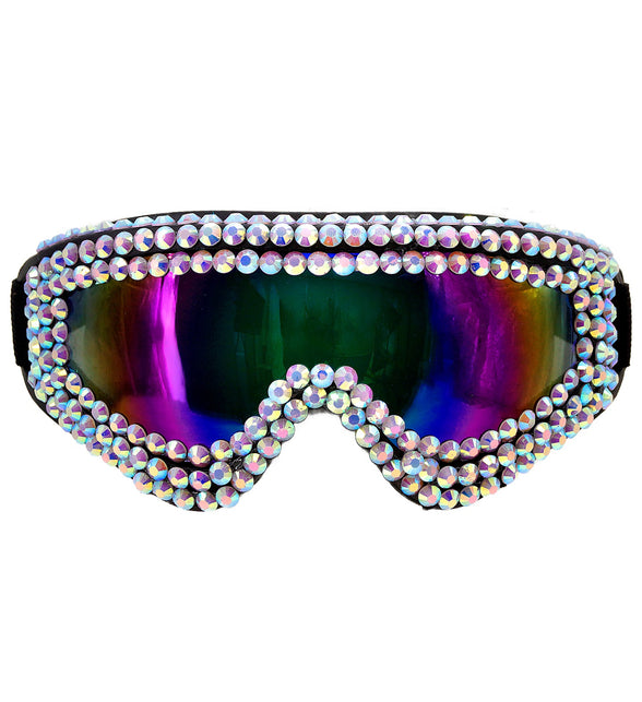 Widmann SRL Skibril met strass steentjes