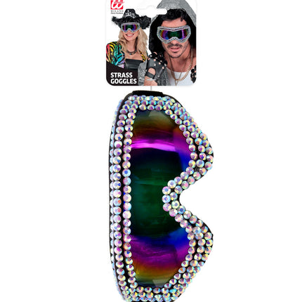 Widmann SRL Skibril met strass steentjes