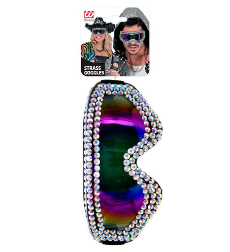 Widmann SRL Skibril met strass steentjes