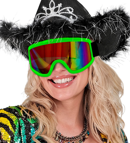 Widmann SRL Skibril neon groen