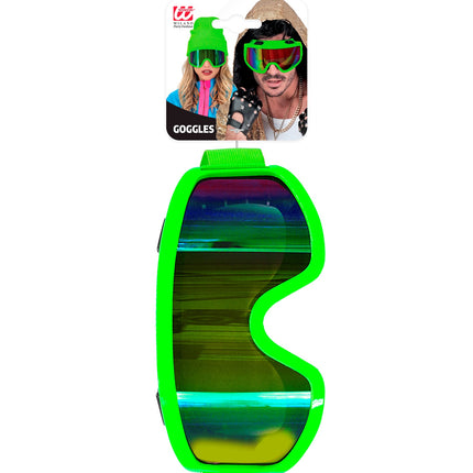 Widmann SRL Skibril neon groen